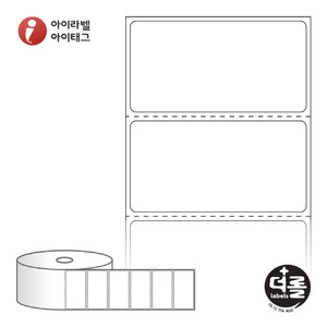 RJ6031 (40지관), 흰색 모조 잉크젯, 60 x 31 (mm) [950라벨/Roll]