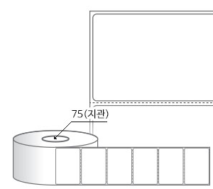 RL6544DT(감열지) 라벨크기: 65 x 44 (mm), 지관: 75mm [3,000라벨/Roll]