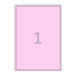 199.1 x 288 (mm) CL211P 분홍색 모조지