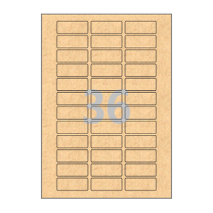 50 x 20 (mm) CL536KR 갈색 크라프트