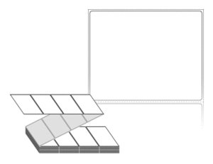 100 x 80 (mm) ZL10080DT 흰색 감열지 [2,000라벨/Box]