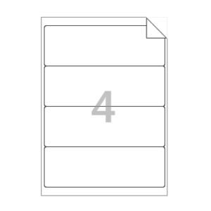 201.5 x 67.7 (mm) RV214 흰색 모조 시치미