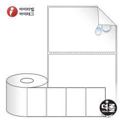 RS10067RVPP (40지관), 흰색(방수) PP 시치미, 100 x 66.85 (mm) [1,000라벨/Box]