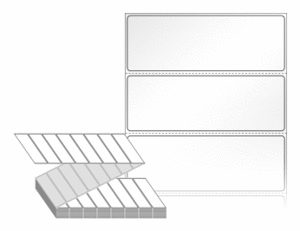100 x 35 (mm) ZL10035LG 흰색 아트 광택지 [4,000라벨/Box]