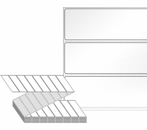 100 x 35 (mm) ZL10035LG 흰색 아트 광택지 [4,000라벨/Box]