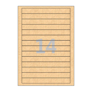 180 x 20 (mm) CL514KR 갈색 크라프트