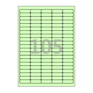 31 x 10 (mm) CL505G 연녹색 모조지