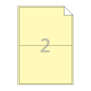 199 x 143.5 (mm) RV212Y 연노란색 모조 시치미