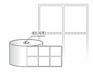 RS045052DT 라벨크기: 45 x 52 (mm) , 지관: 40mm [1,000라벨/Roll]