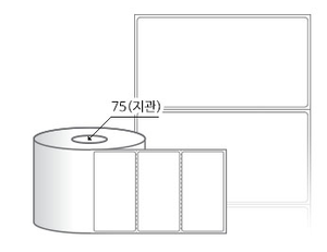 RL10052DT 라벨크기: 100 x 52 (mm) , 지관: 75mm [2,000라벨/Roll]