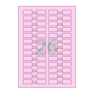 82 x 16 (mm) 삐치미 SL726P 분홍색 모조지