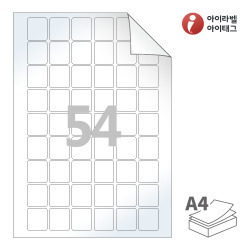 RV554LG, 흰색 광택 시치미, 26 x 29.53 (mm)