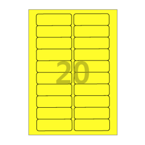 83.9 x 28.03 (mm) CL220TY 노란색 모조지