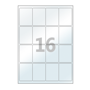 50 x 67 (mm) CL844LT 투명 PET 방수