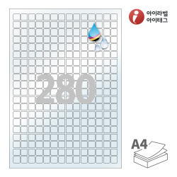 CJ880TU, 반투명 방수 잉크젯, 12 x 12 (mm)