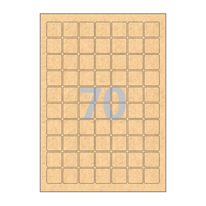 25 x 25 (mm) CL270KR 갈색 크라프트