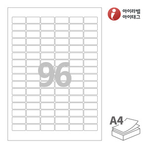 아이라벨 CL566 A4라벨 스티커 라벨지 흰색 모조 잉크젯, 레이저 프린터 겸용