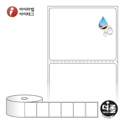 RJ6080WU (40지관), 흰색 무광 방수 잉크젯, 60 x 80 (mm) [390라벨/Roll]