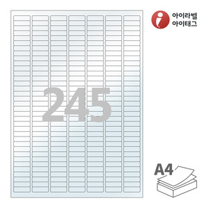 아이라벨 PL645, 투명 라벨지키미, 26 x 8 (mm), 프린터용 아님