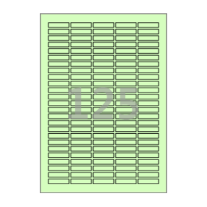 34 x 8 (mm) CL552G 연녹색 모조지