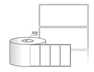 RL9040DT 라벨크기: 90 x 40 (mm) , 지관: 75mm [3,000라벨/Roll]