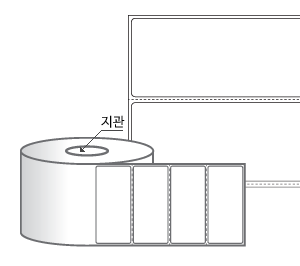 RL9040DT 라벨크기: 90 x 40 (mm) , 지관: 75mm [3,000라벨/Roll]