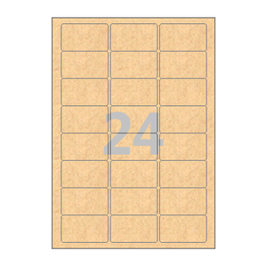 60 x 35 (mm) CL835KR 갈색 크라프트
