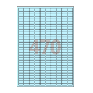 18 x 6 (mm) CL470B 하늘색 모조지