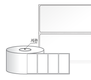 RL8040LG(아트지) 라벨크기: 80 x 40 (mm) , 지관: 75mm [3,000라벨/Roll]
