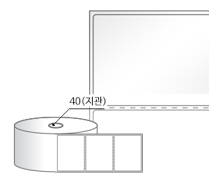 RS7061LG(아트지) 라벨크기: 70 x 61 (mm) , 지관: 40mm [1,000라벨/Roll]