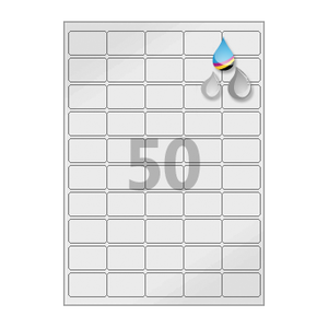 40 x 25 (mm) CJ850SU 은색 광택 방수 잉크젯