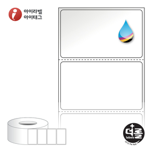 더롤라벨 RK6035LG (75지관), 흰색 고광택 잉크젯, 60 x 35.1 (mm), 잉크젯 라벨프린터 전용[1,700라벨 / Roll]