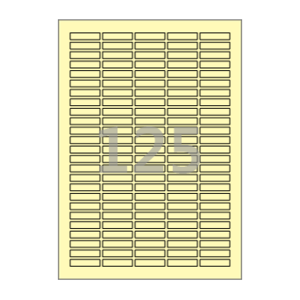 34 x 8 (mm) CL552Y 연노란색 모조지