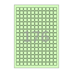 15 x 15 (mm) CL576G 연녹색 모조지