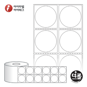 RS048048, Φ48 (mm) 원형 , 지관: 40mm [1,500라벨/롤]