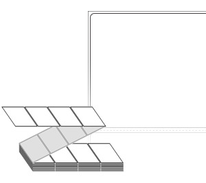 80 x 73 (mm) ZL8073DT 흰색 감열지 [2,000라벨/Box]