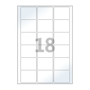 60 x 48 (mm) CL818LG 흰색 광택 아트지