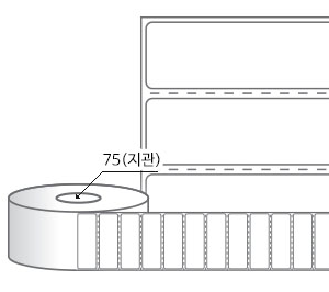 RL6020DT(감열지) 라벨크기: 60 x 20 (mm), 지관: 75mm [6,000라벨/Roll]