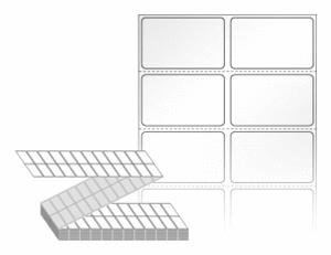 40 x 25 (mm) ZL040025LG 흰색 아트 광택지 [12,000라벨/Box]