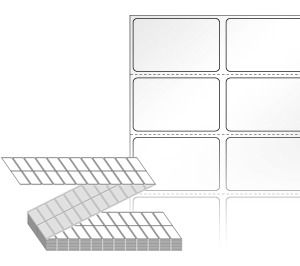 40 x 25 (mm) ZL040025LG 흰색 아트 광택지 [12,000라벨/Box]