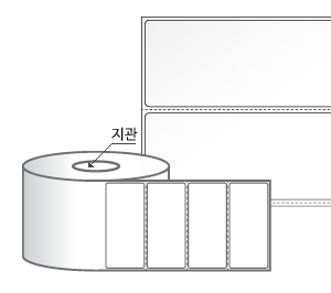RL9040LG(아트지) 라벨크기: 90 x 40 (mm) , 지관: 75mm [3,000라벨/Roll]