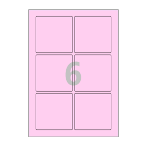 85 x 85 (mm) CL823P 분홍색 모조지