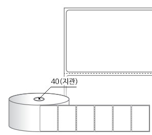 RS6544DT(감열지) 라벨크기: 65 x 44 (mm), 지관: 40mm [750라벨/Roll]