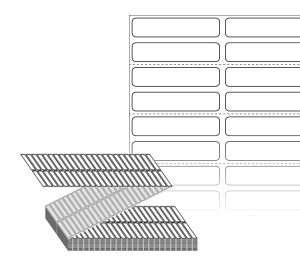 45 x 10 (mm) ZL045010DT 흰색 감열지 [24,000라벨/Box]