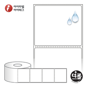 RS7061PP (40지관), 흰색(방수) PP, 70 x 61 (mm) [1,000라벨/Roll]