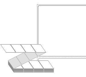 75 x 73 (mm) ZL7573DT 흰색 감열지 [2,000라벨/Box]