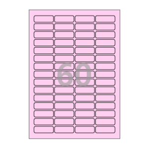 49 x 15 (mm) CL560P 분홍색 모조지