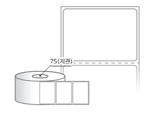 RL7035DT 라벨크기: 70 x 35 (mm) , 지관: 75mm [3,000라벨/Roll]