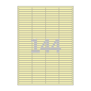 50 x 6 (mm) CL944Y 연노란색 모조지