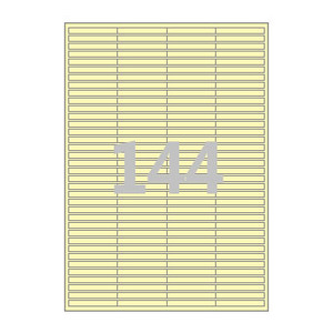 50 x 6 (mm) CL944Y 연노란색 모조지
